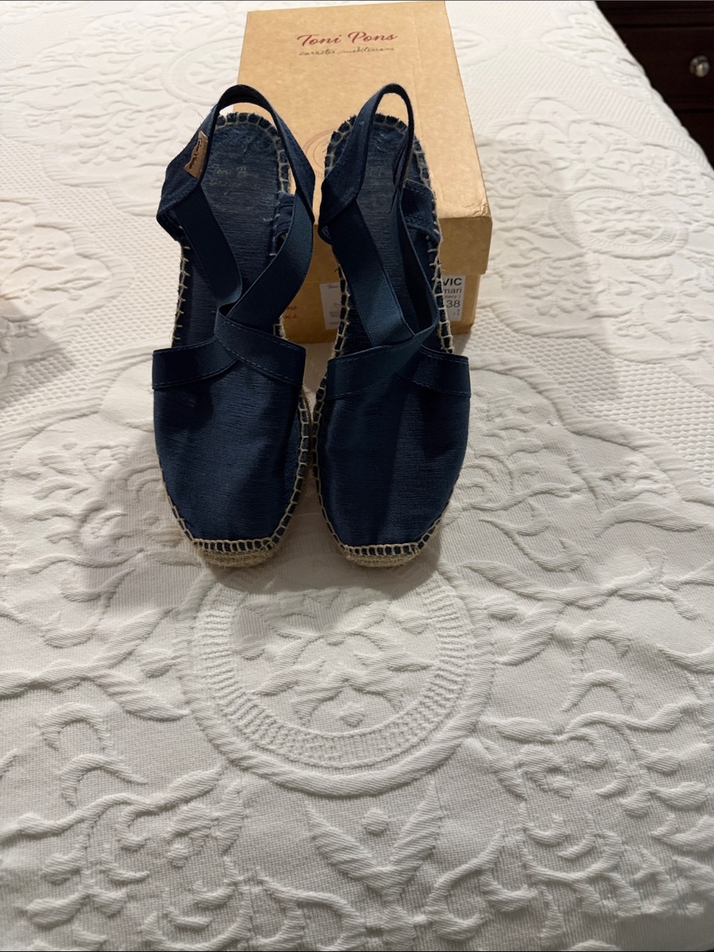 Toni Pons Navy Slingback Espadrille - Women's Summer Comfort